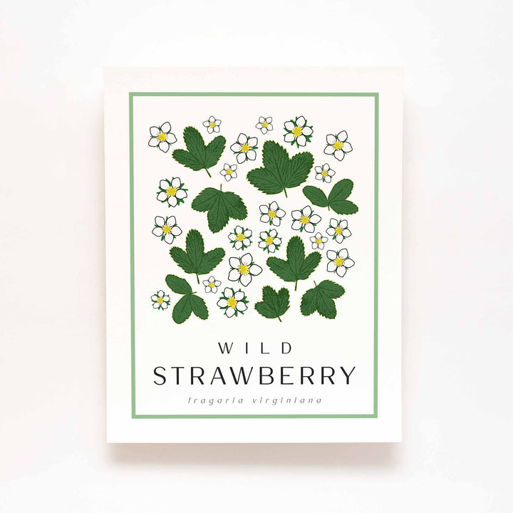 Wild Strawberry | Flower Art Prints