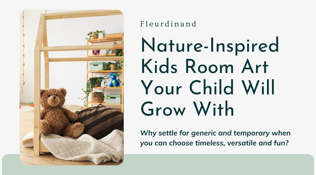 Nature-Inspired Wall Art For Kids Room That Will Grow With Your Child