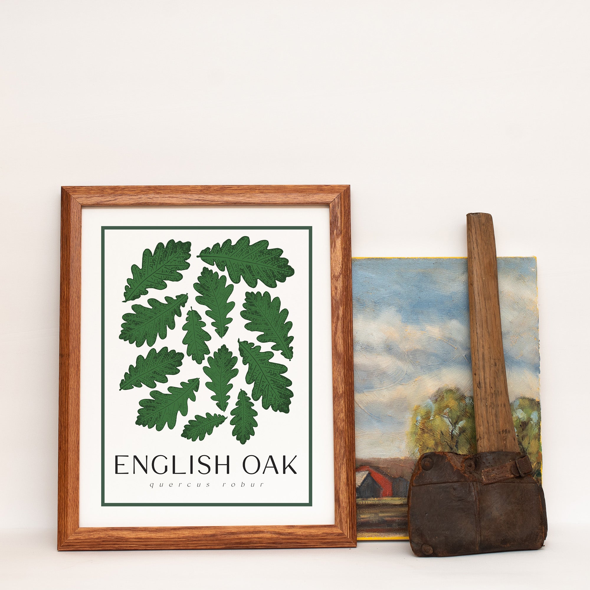 English Oak Tree Art Print