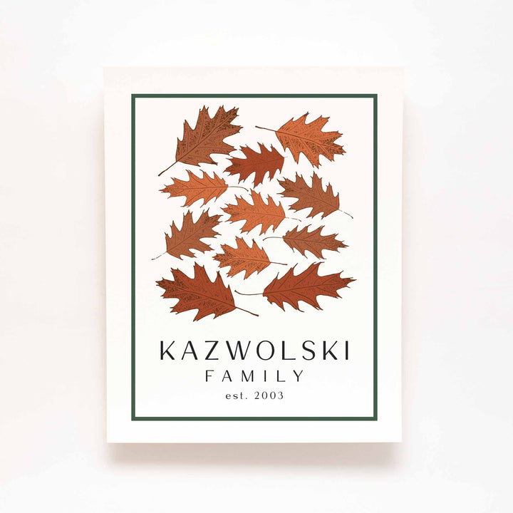 Custom Family Name Print | Personalized Housewarming Gift