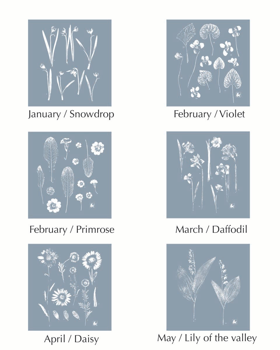 Custom Birth Flower Art | Personalized Baby Gift