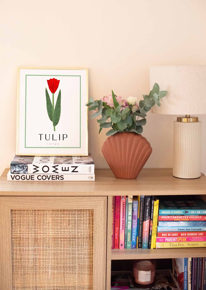 Tulip (Red) | Flower Art Prints