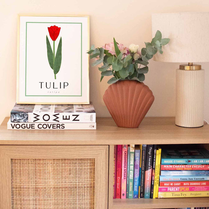 Tulip (Red) | Flower Art Prints