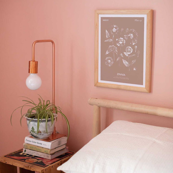 Zinnia | Botanical Art Print