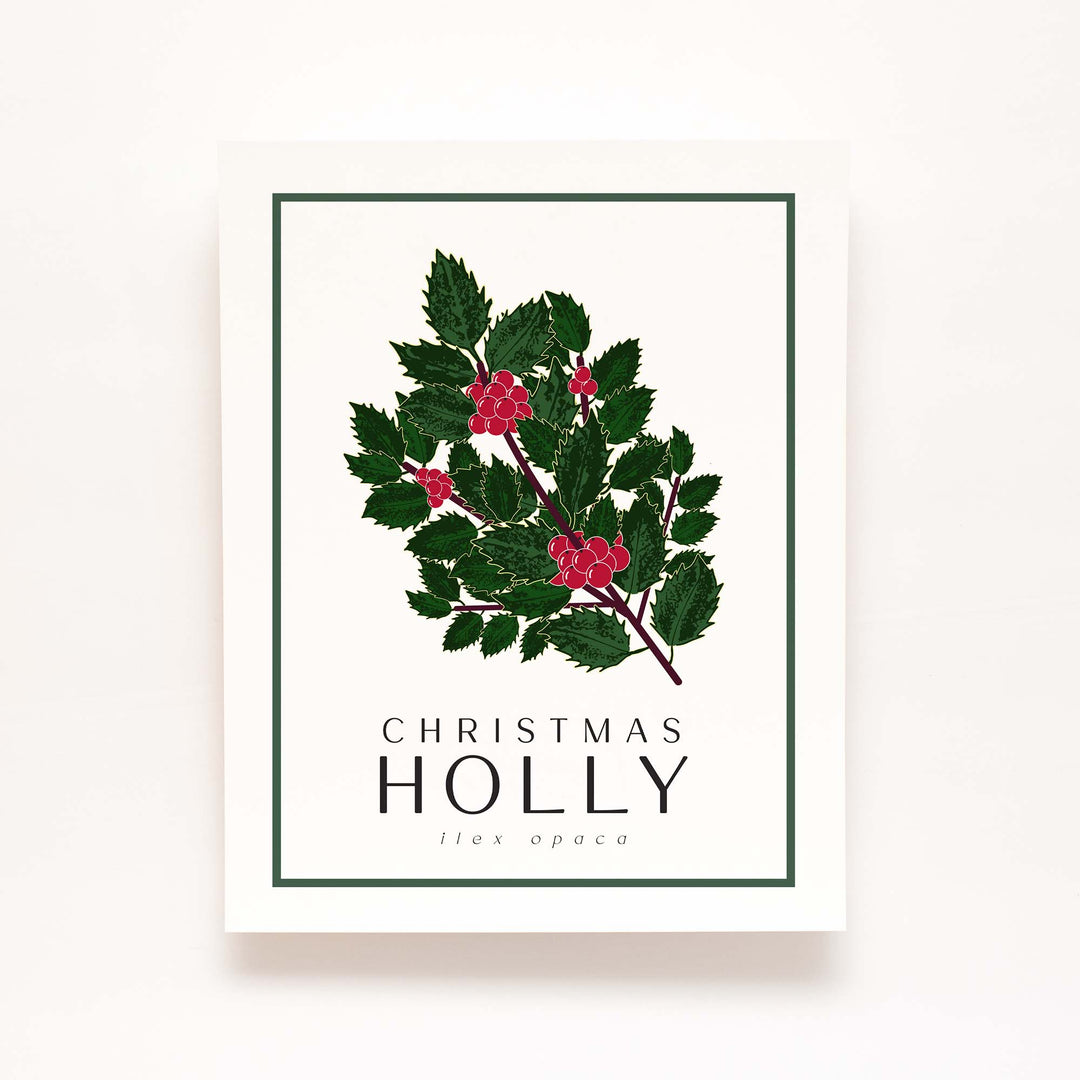 Holly Art Print