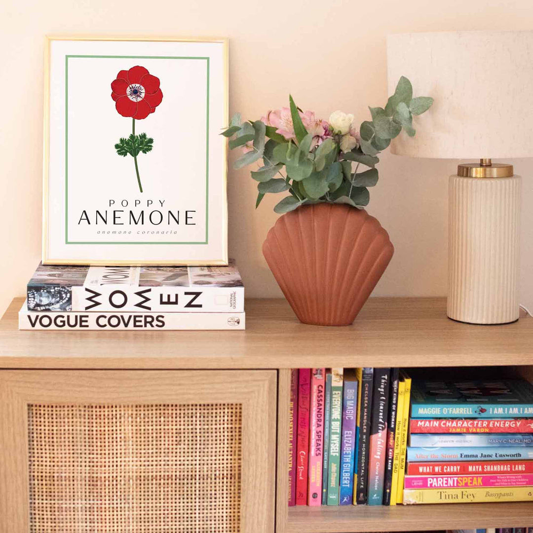 Poppy Anemone (Red) | Flower Art Prints